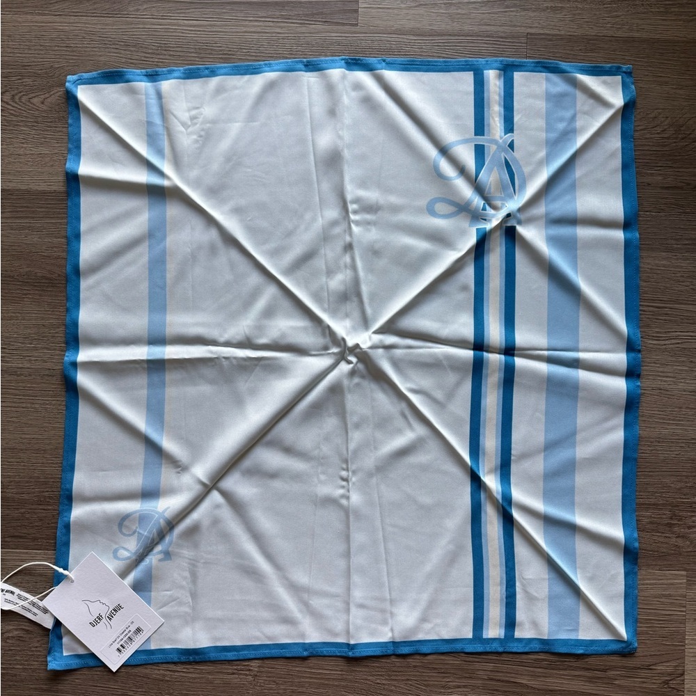 NWT Djerf Avenue Little Scarf DA Coastal Blue - Picture 6 of 7